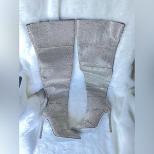 Steve Madden Rhinestone Over the Knee Boots Size 7/7.5